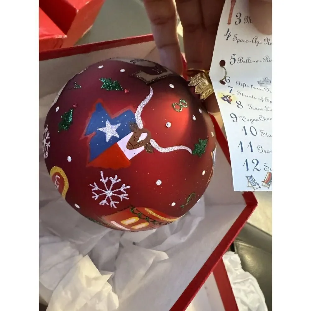 Neiman Marcus Michael Storrings The Twelve Days of Christmas in America Ornament